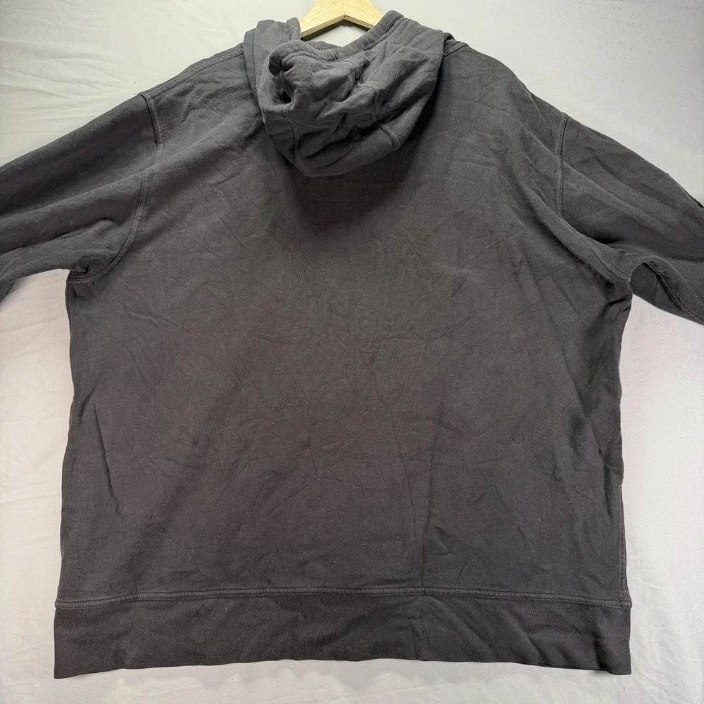 The North Face Full Zip Hoodie Mens 2XL Sweatshirt Big Logo Drawstring Y2K